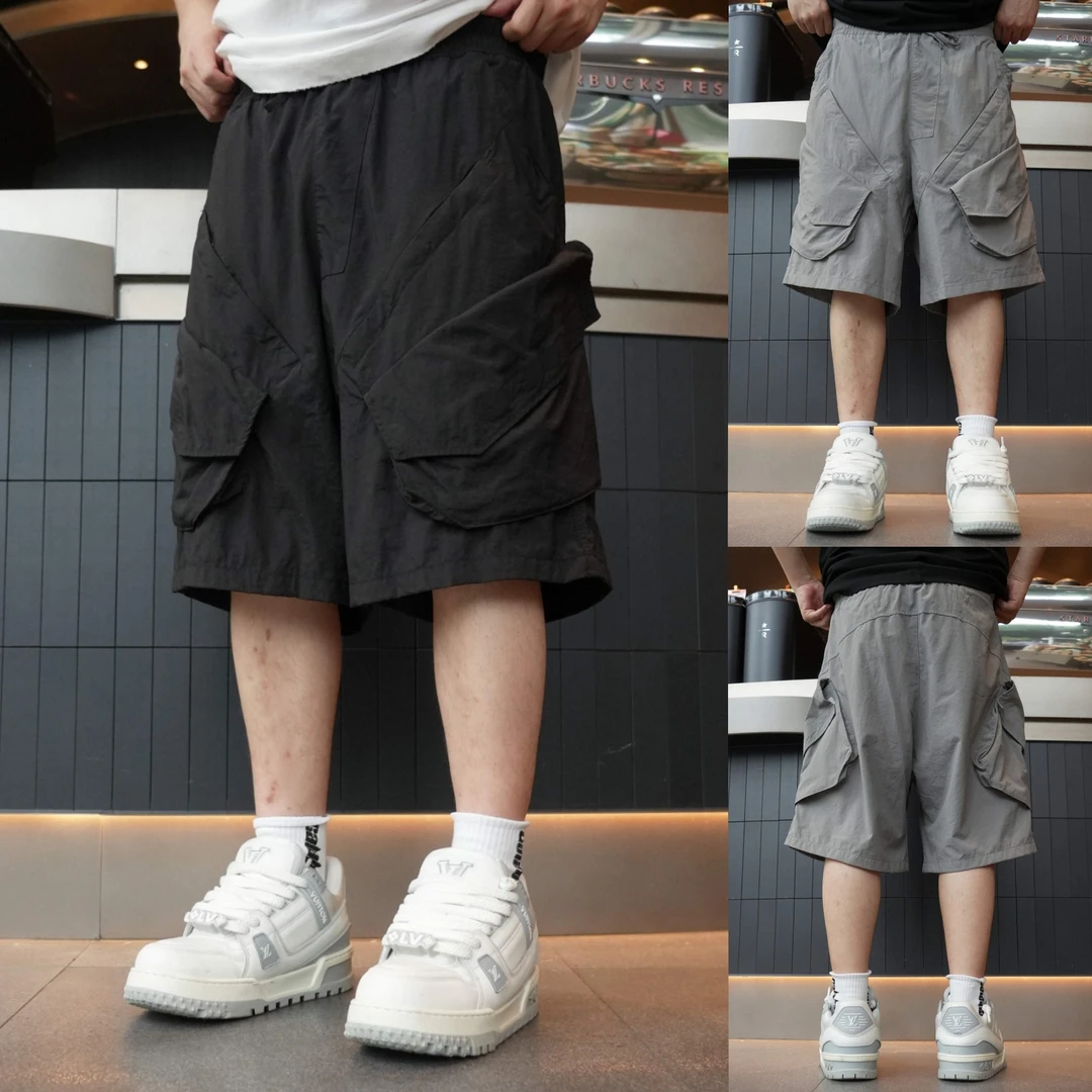 薄款春夏潮流工装5分短裤休闲裤12398