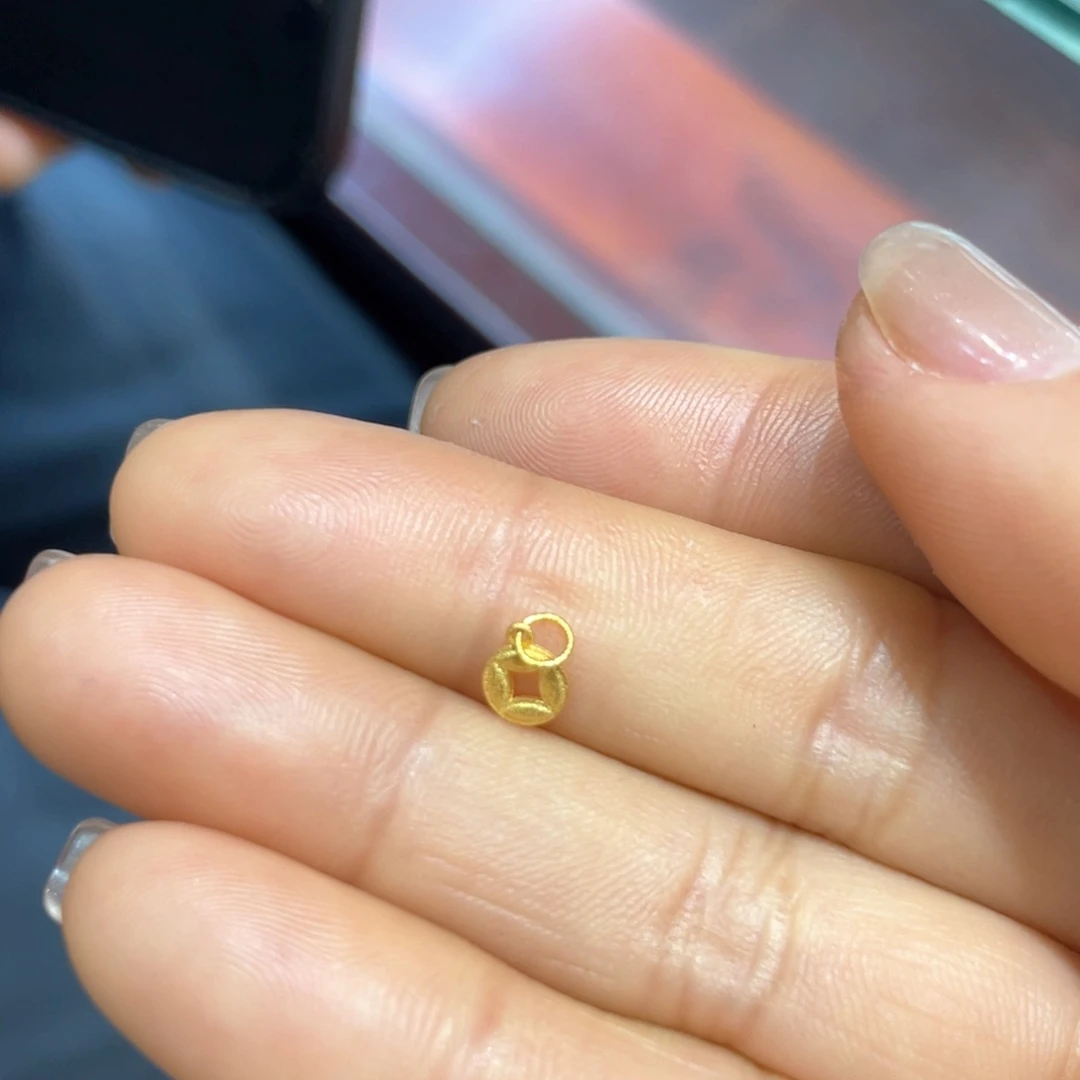 和田玉颈饰18K金镶嵌P***ღ