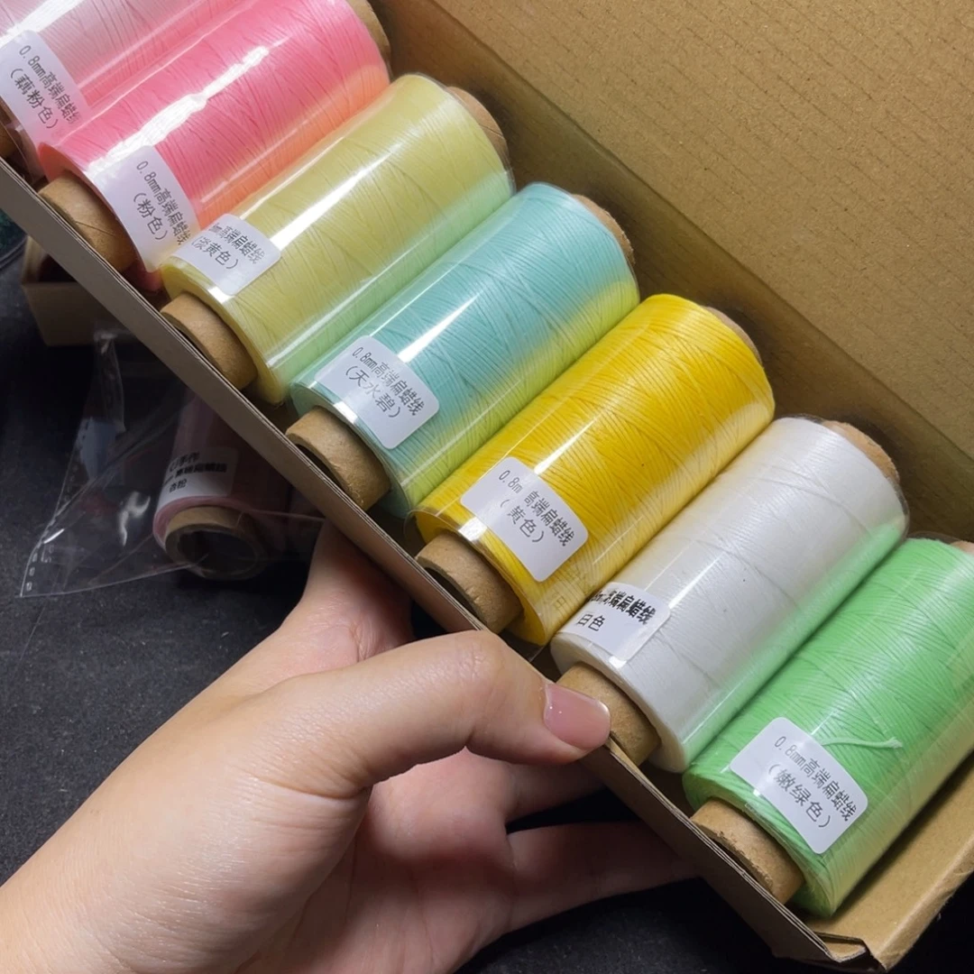 腈纶0.8纯色扁蜡纸轴7色微瑕处理w78