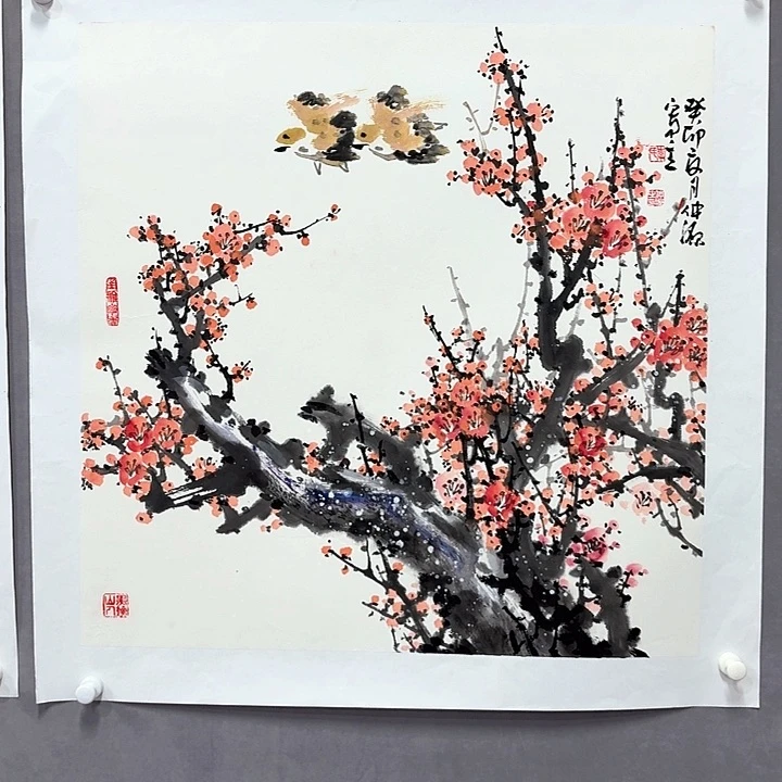 国画亲笔手绘放心去藏