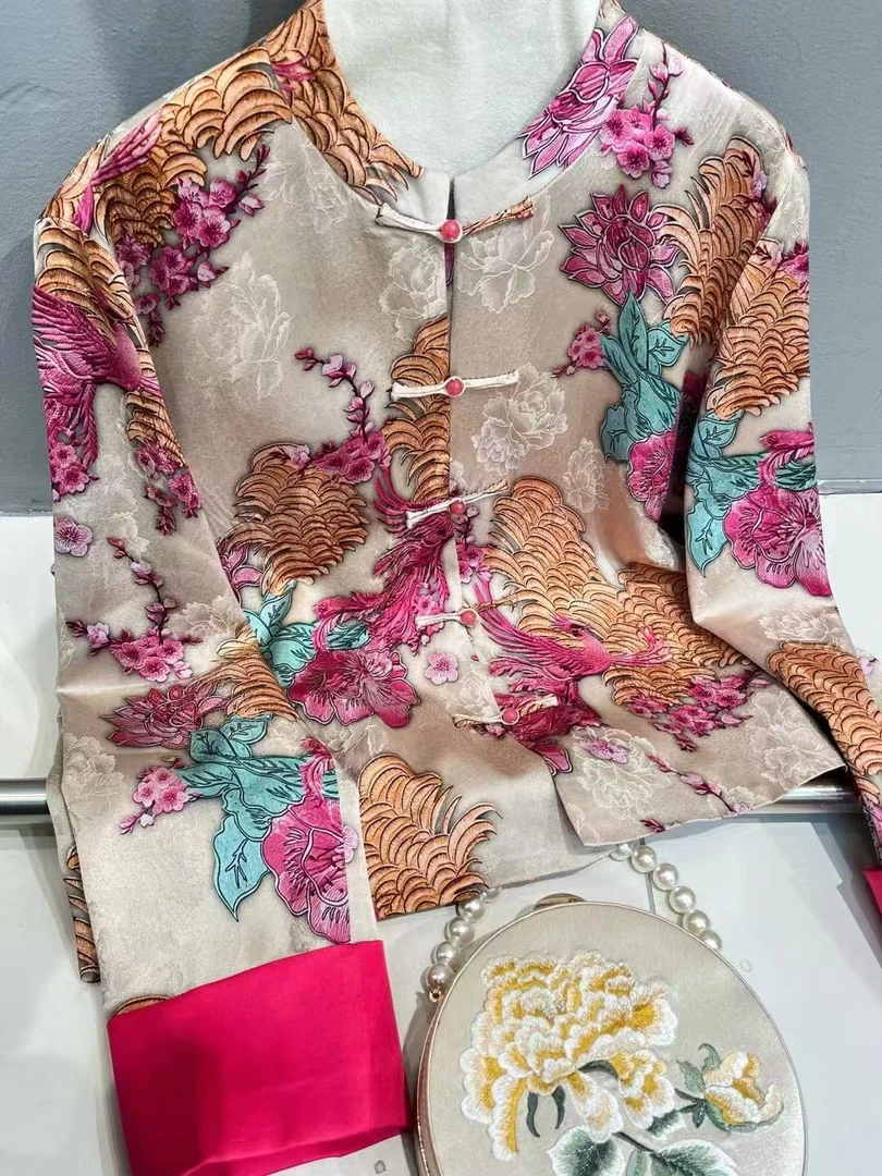 【女王定制】高定印花国风上衣