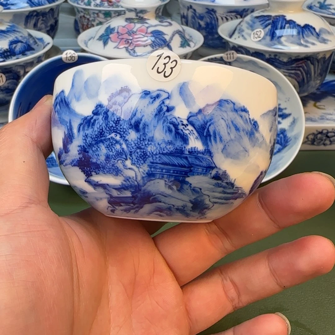 彦祖纯手工手绘茶具133