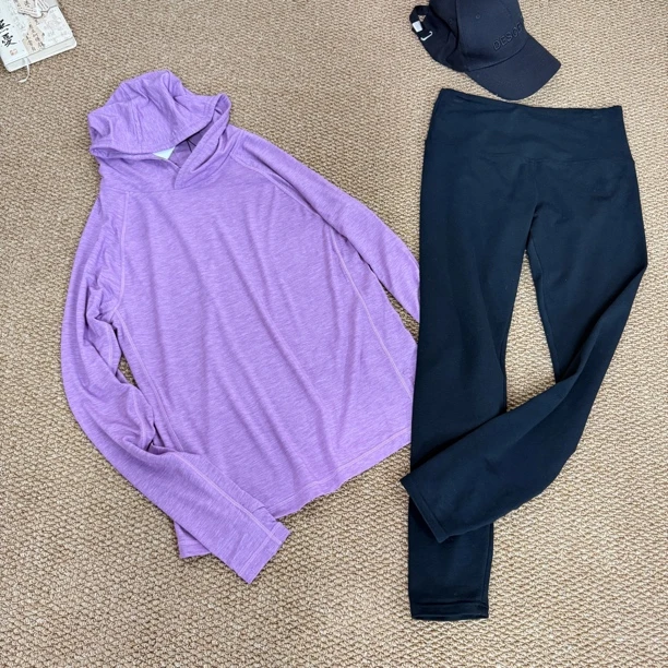 4877春夏秋款来塞尔长袖运动速干透气健身休闲宽松连帽T恤