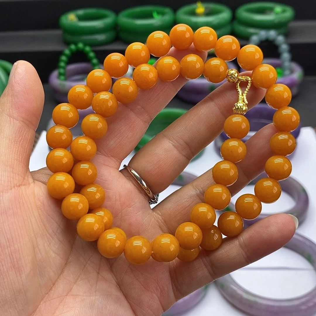 项链未镶嵌石英质玉