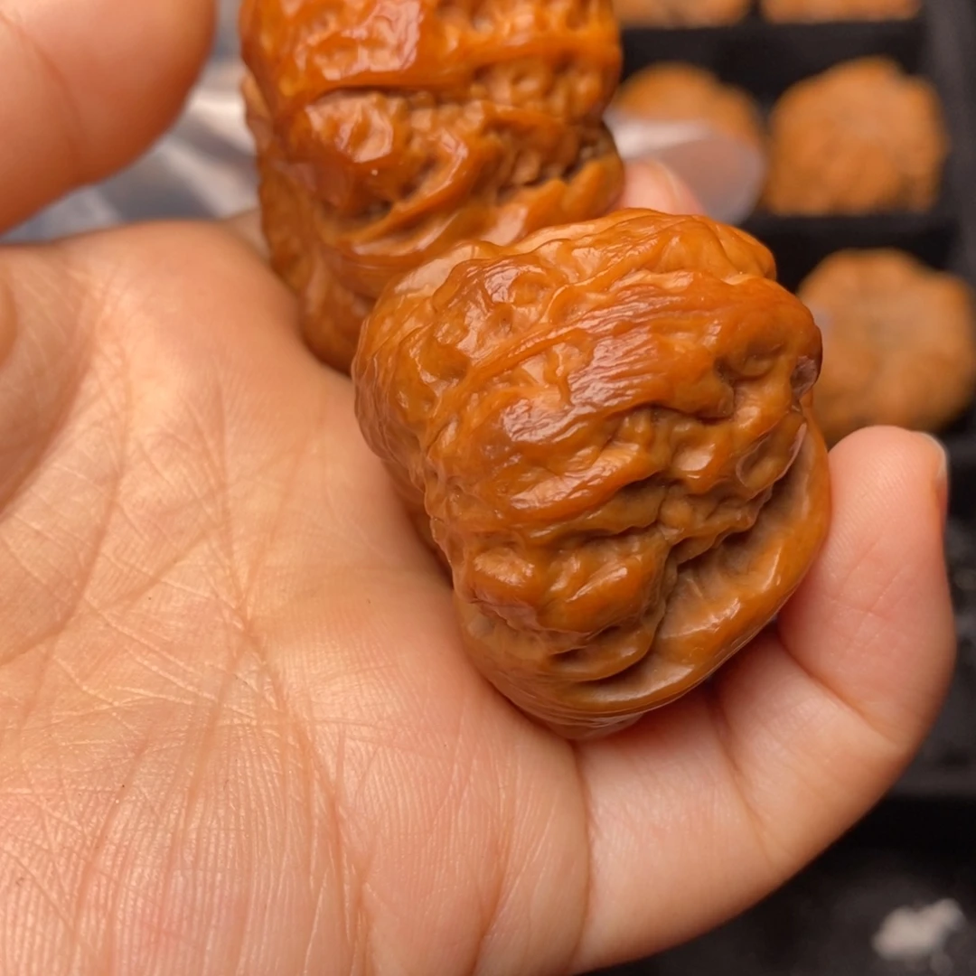 文玩核桃把件秦岭野生核桃