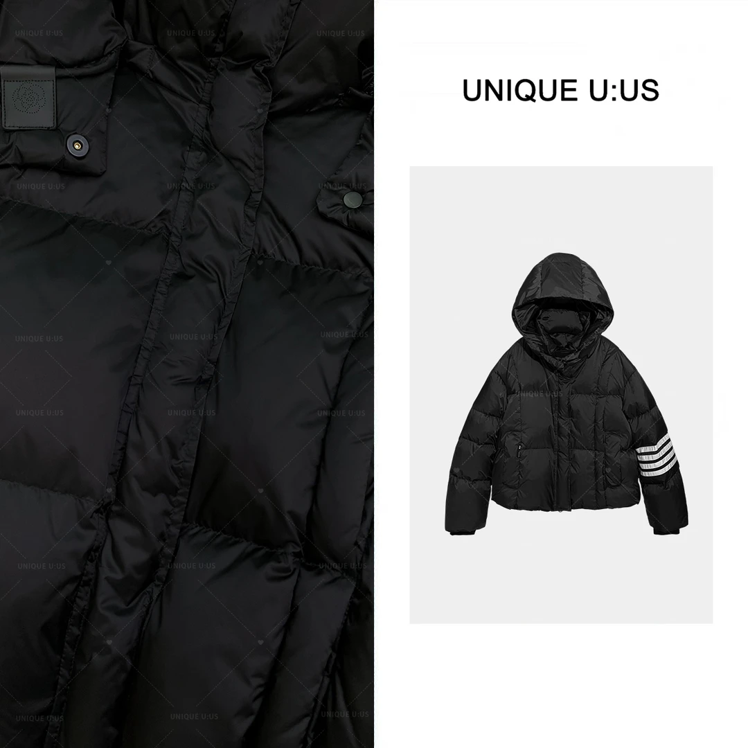 【钟意宠粉】冬季时尚女装连帽保暖羽绒服2411219