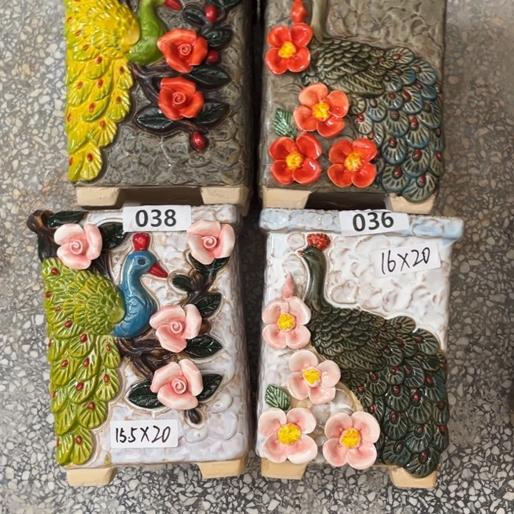 紫砂花盆粗陶材质多肉花盆