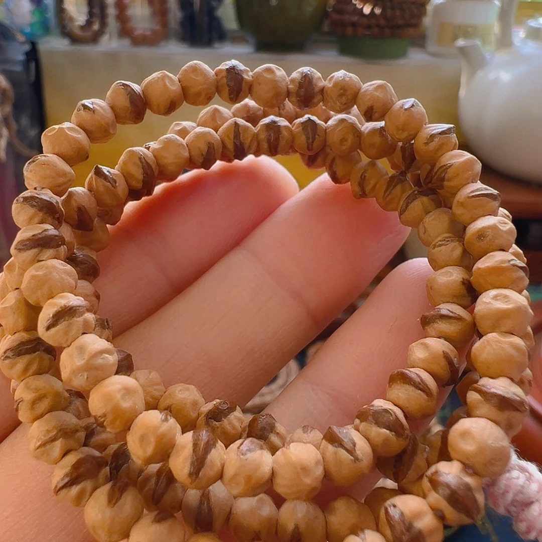 木质类百香籽 红牙横打108