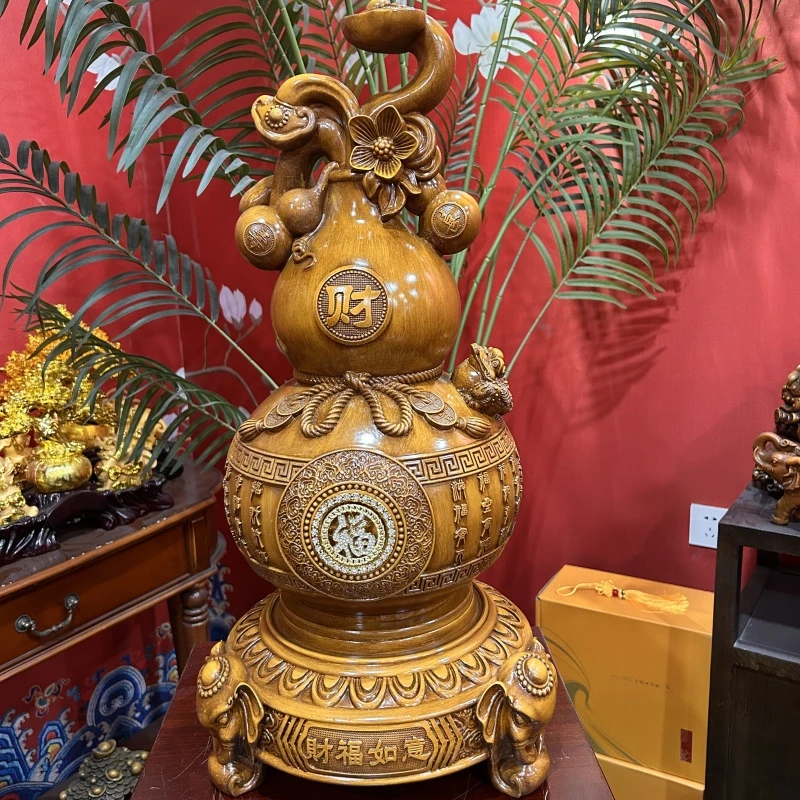 2317S财富如意葫芦摆件客厅酒柜电视柜装饰品SZJ