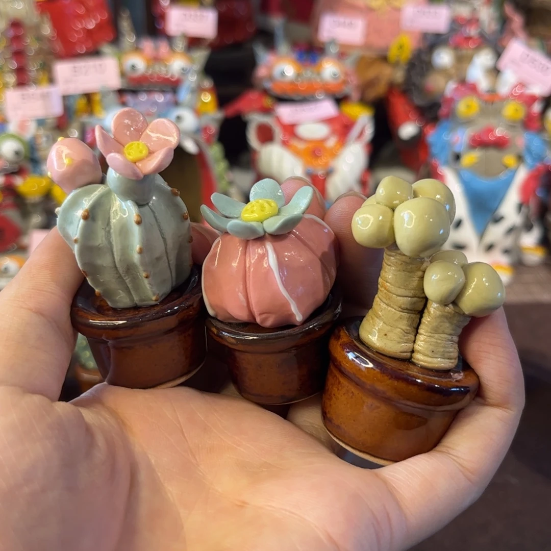一***人泥塑纯手工茶宠摆件