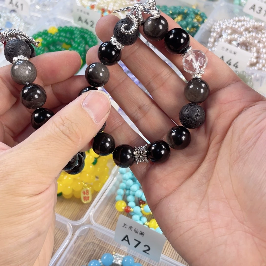 玛瑙手饰银S925镀金镶嵌