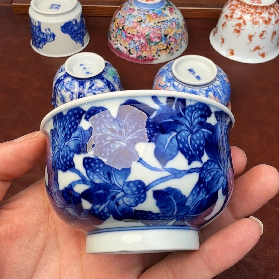 兰***…陶现代景德镇全手工全手绘陶瓷