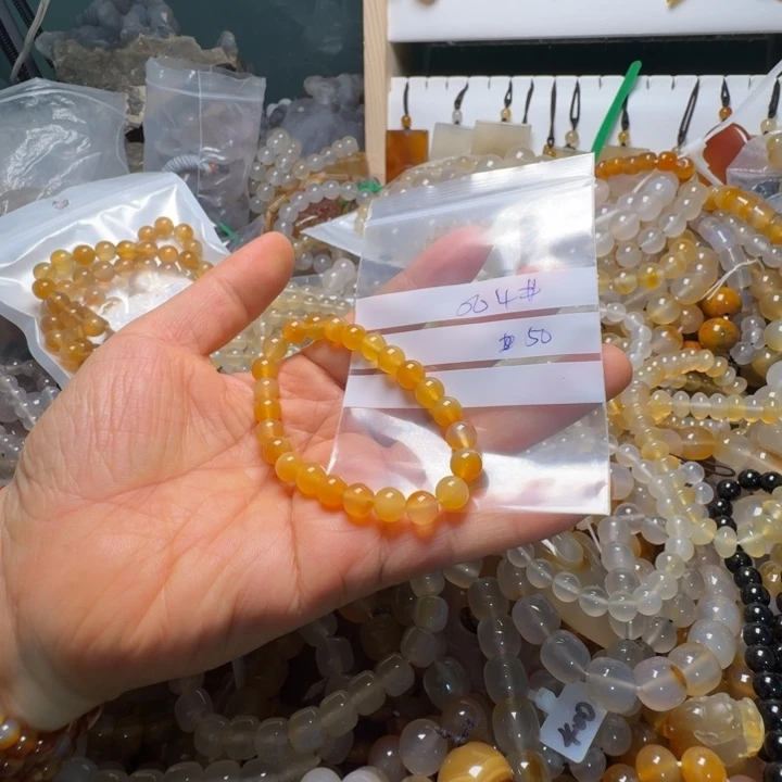 h***a玛瑙/玉髓未镶嵌颈饰004