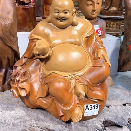 香樟木鄒*森香樟木雕刻人物摆件