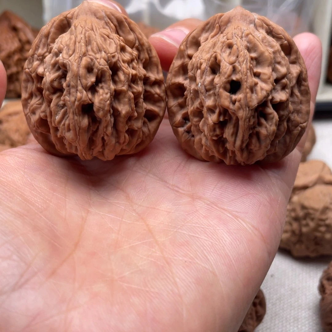 文玩核桃吊坠39全品虎头