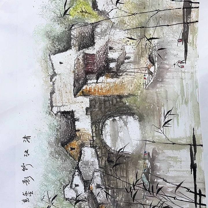 国画阿*儿文生老师作品6666666