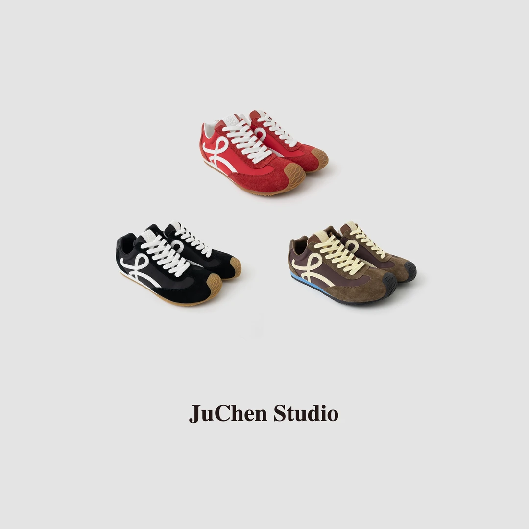 明星单品 不对称大头华夫鞋拼色阿甘真皮轻便德训鞋XZ8369-2-19