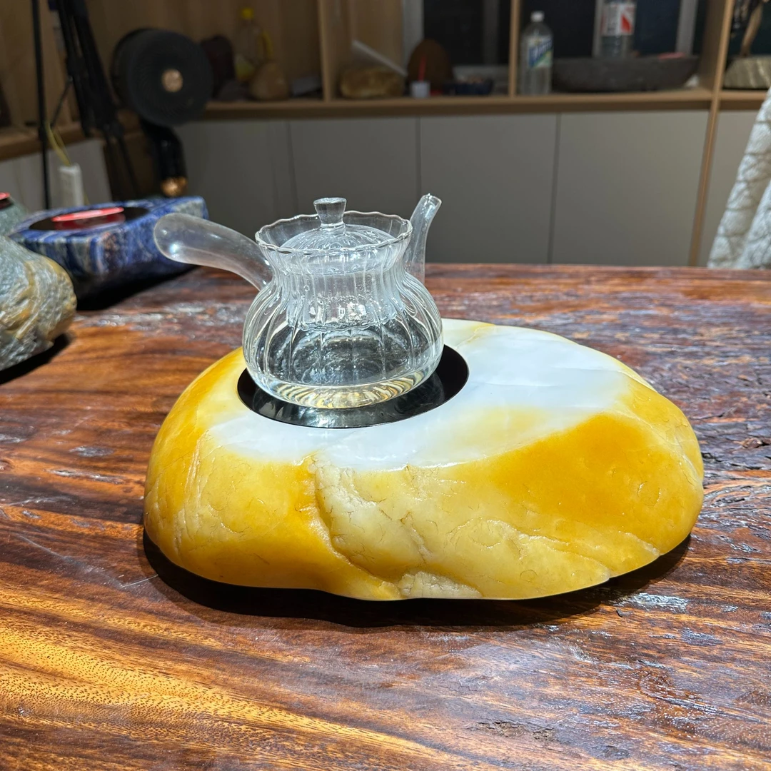 手工茶炉石头茶炉煮茶器电陶炉煮茶器家用茶道煮水创意耐热透明