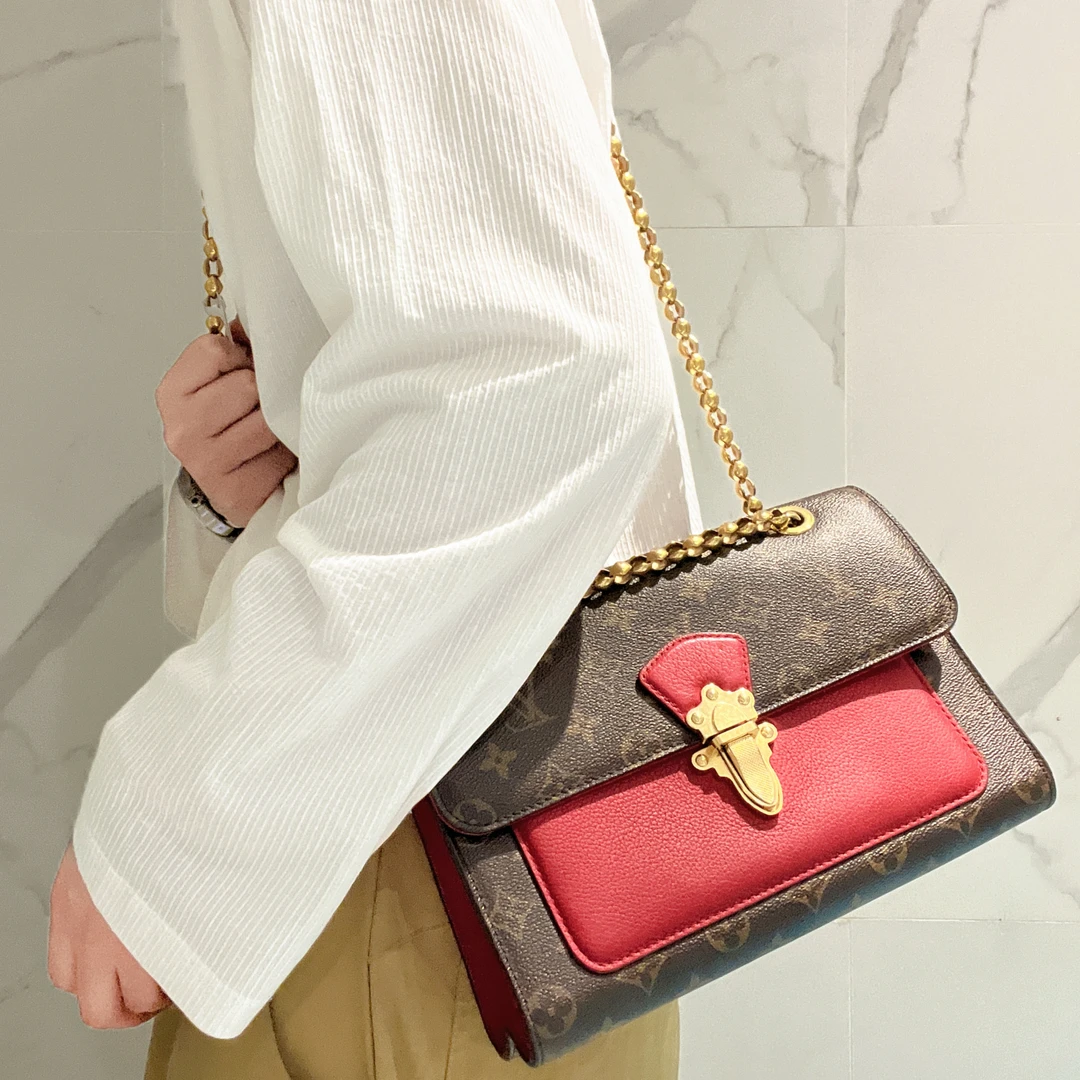95新 LouisVuitton/路易威登 【涛】40 0664 维多利亚单肩斜挎包