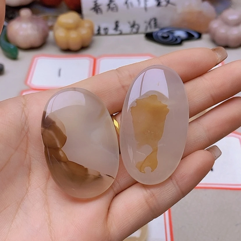 【闪购商品】未镶嵌玛瑙/玉髓珠宝半成品行***娃