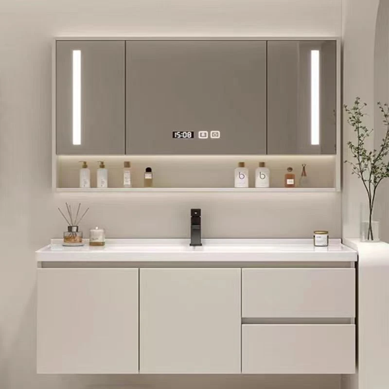 2025年新款现代简约陶瓷浴室柜组合卫生间洗洗脸盆柜组合卫浴组合