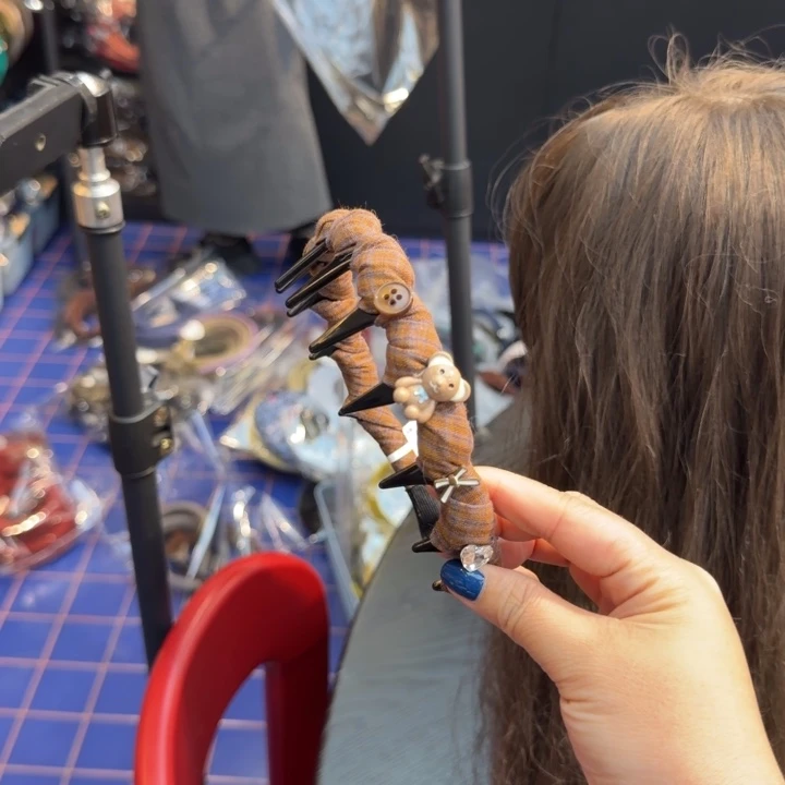 布艺非金属小熊发箍