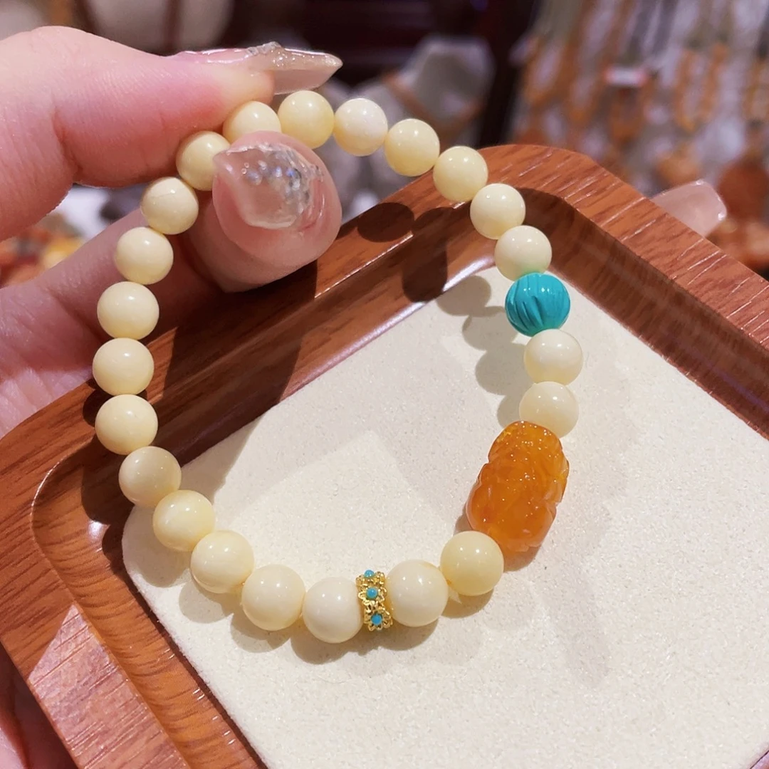 蜜蜡未镶嵌手链手串