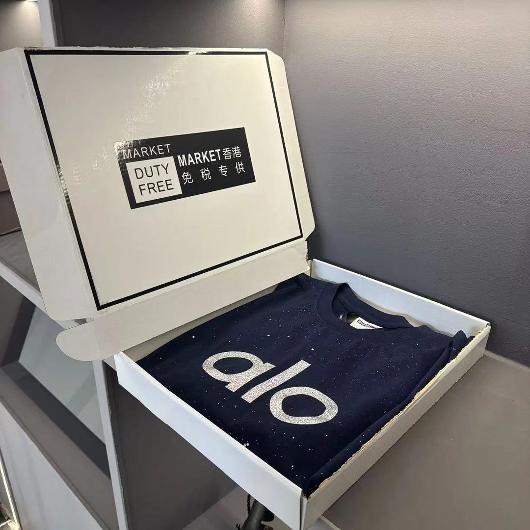 【满天星阿洛】男女同款宽松轻奢潮牌T恤时尚百搭