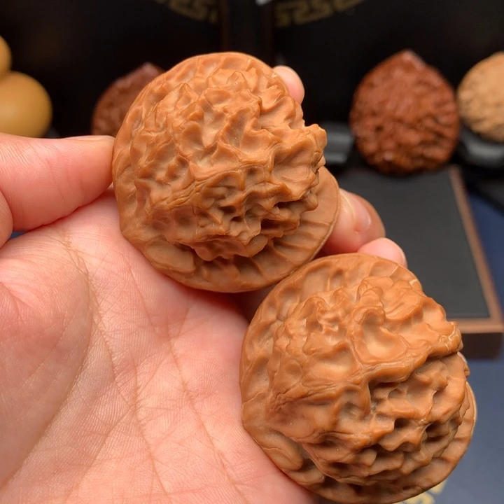 把件文玩核桃46龙鳞纹