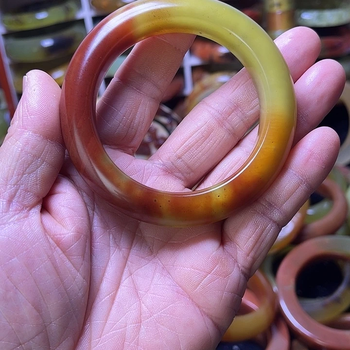 蛇纹石玉合金手镯