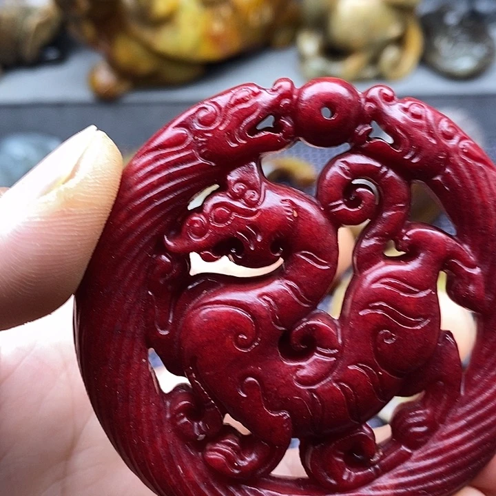 蛇纹石玉合金颈饰