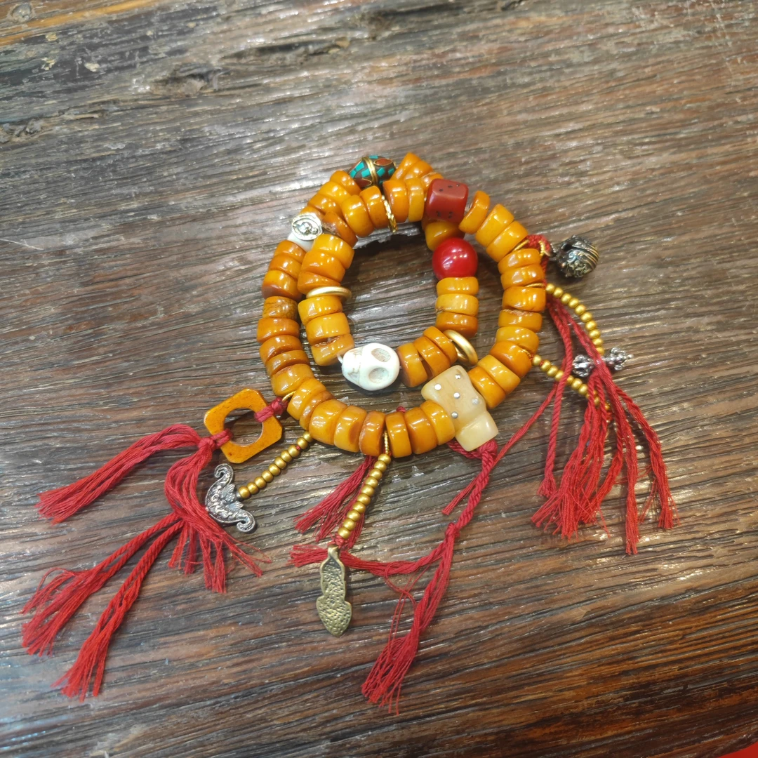 非金属皮质手链 [设计师款]百搭复古编织长款时尚手链