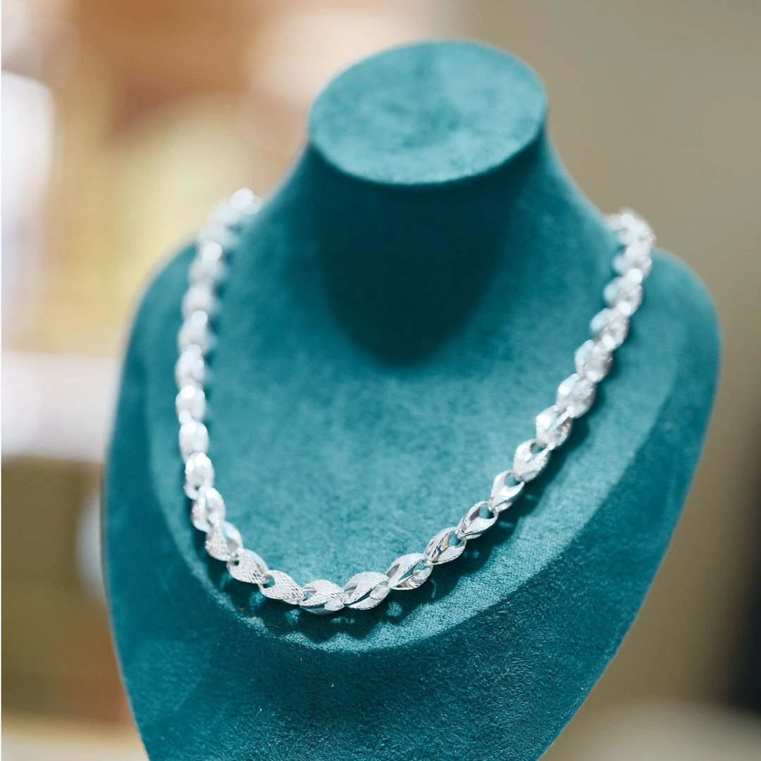 时尚大气男士骑士铂金PT950项链