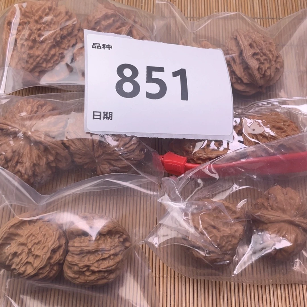 把件文玩核桃851号6对带练手蛙