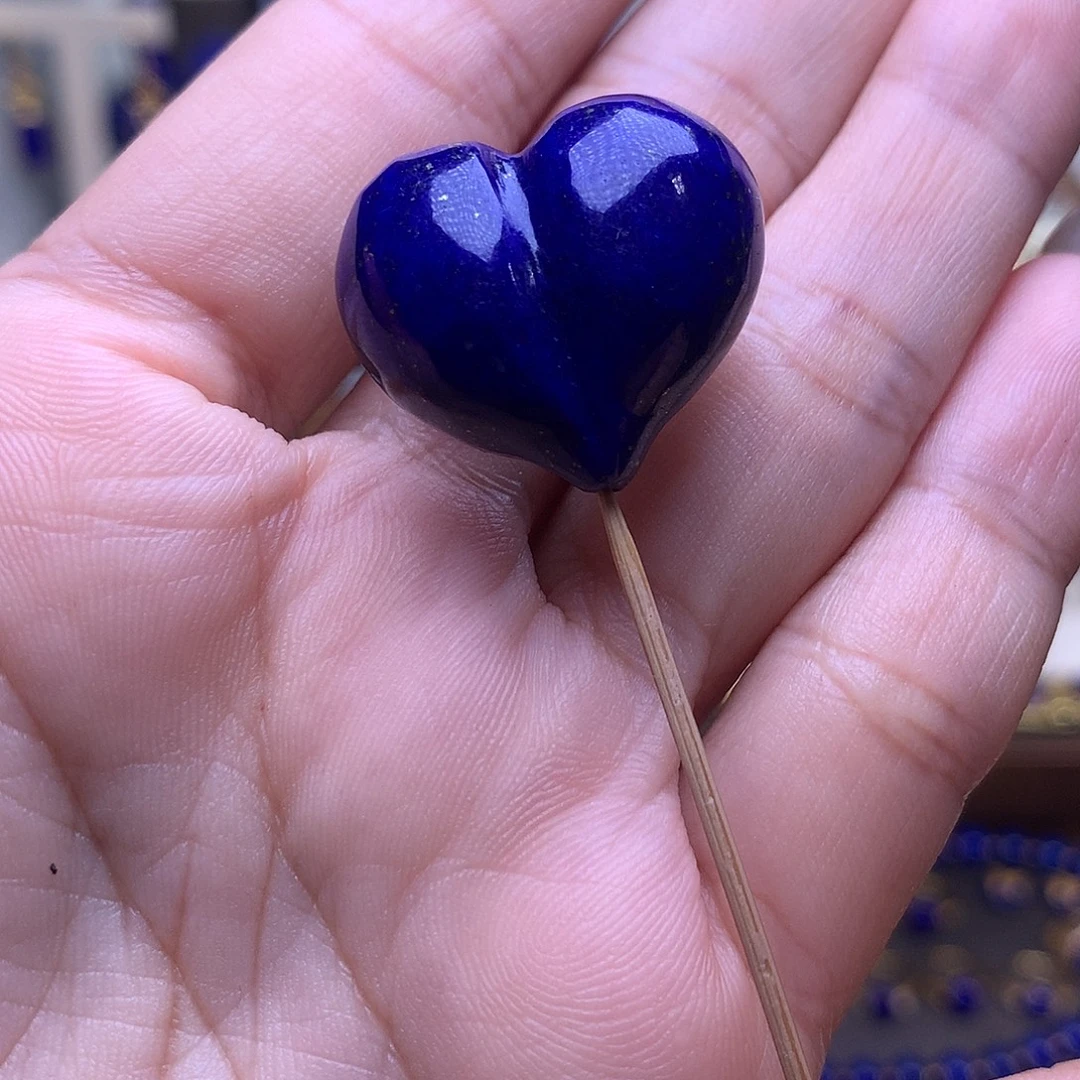 青金石未镶嵌25.2m桃