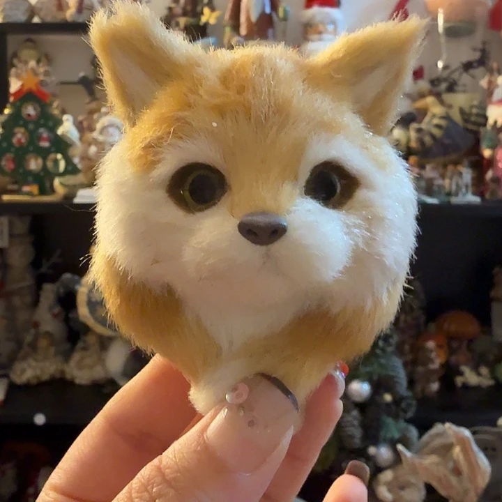 毛绒复古小猫 微瑕不退换