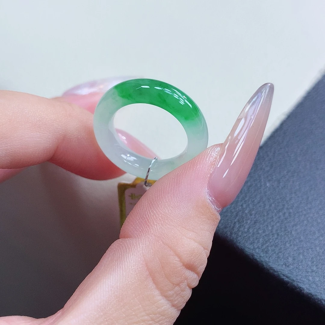 未镶嵌戒指翡翠7-8号