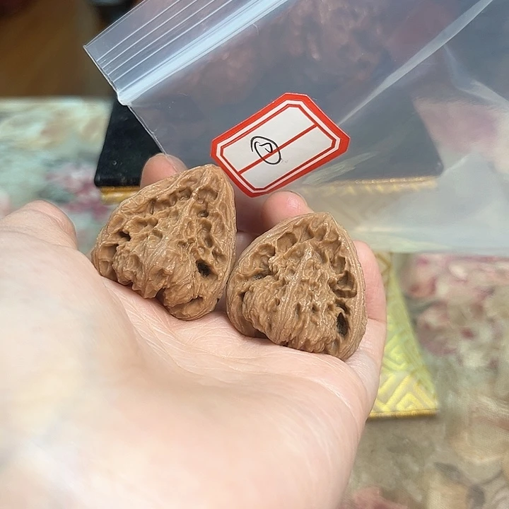 把件文玩核桃南将石异形