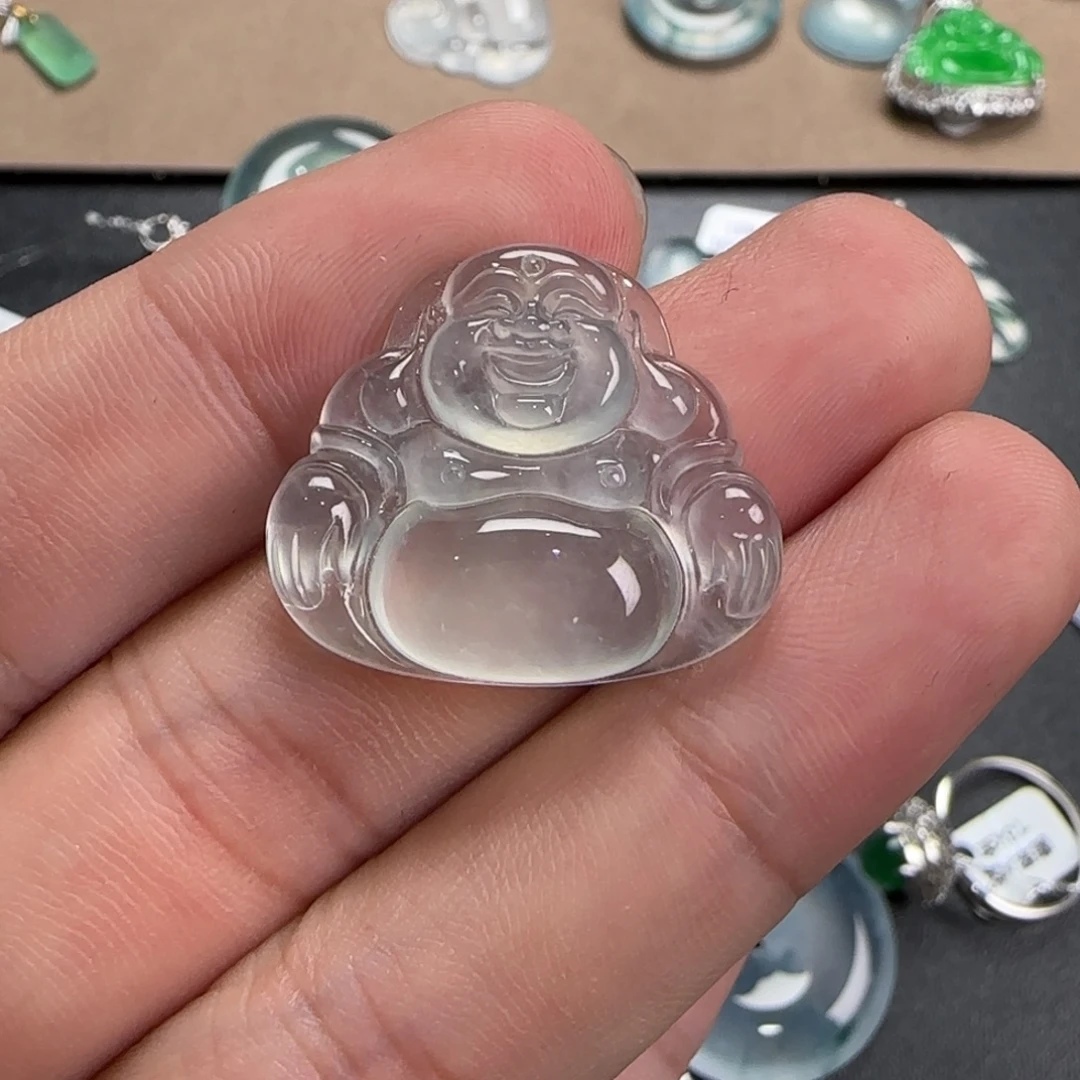 翡翠未镶嵌颈饰