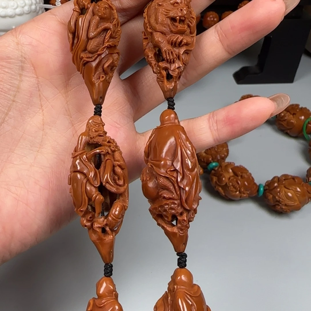 吊坠橄榄核七星罗汉