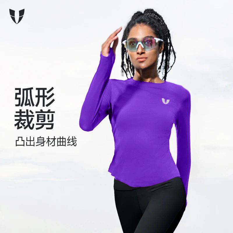 马甲线健身运动上衣长袖户外跑步宽松瑜伽服服装春夏女F2431C096