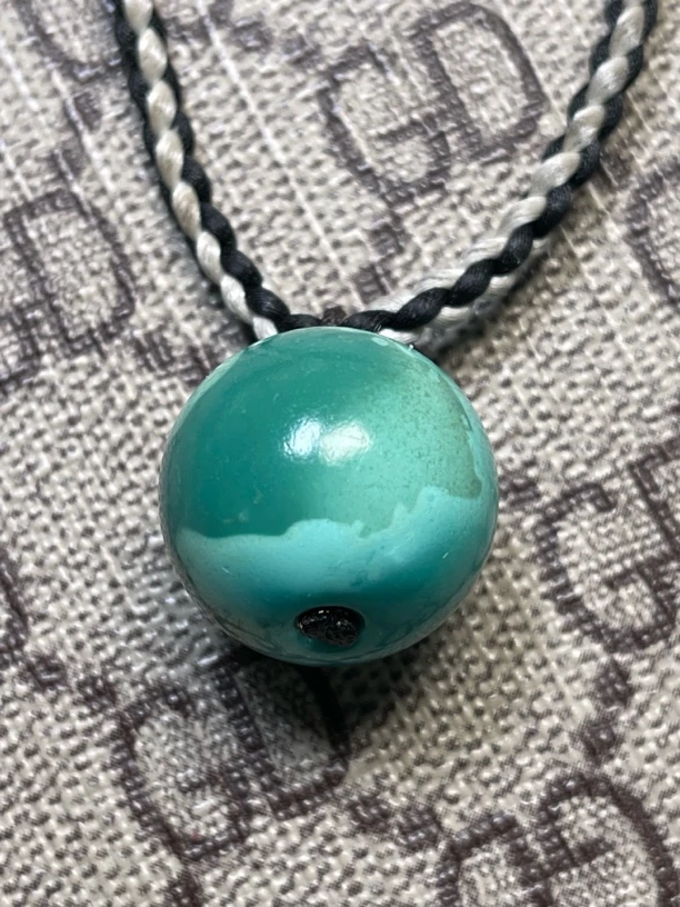 非金属棉绳项链 圆珠1.9锁骨链项链