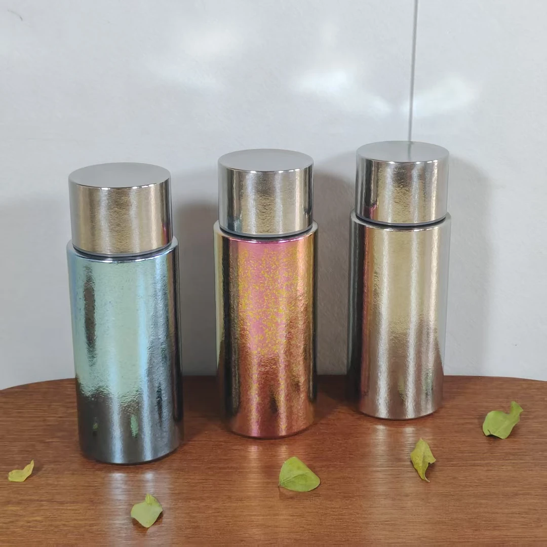【新粉浮力】新款200ML纯钛口袋杯保温杯双层纯钛保温杯【带茶滤】