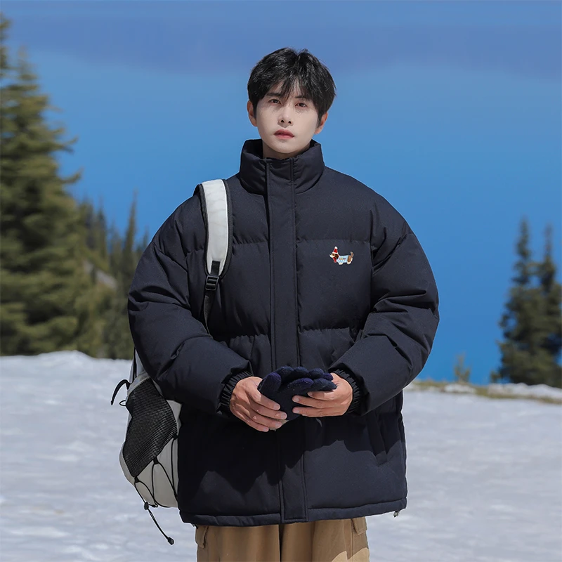 【断码清货】迈特优潮流棉服男运动立领宽松休闲棉衣青少年保暖外套