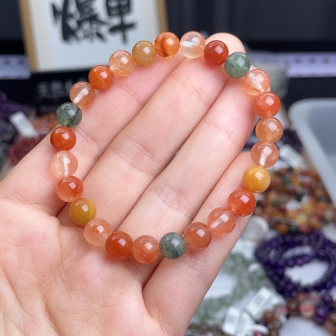 水晶手串未镶嵌天然