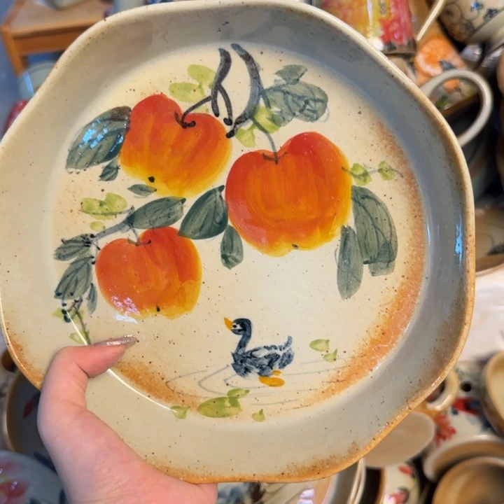 瓷片景德镇陶瓷手工手绘