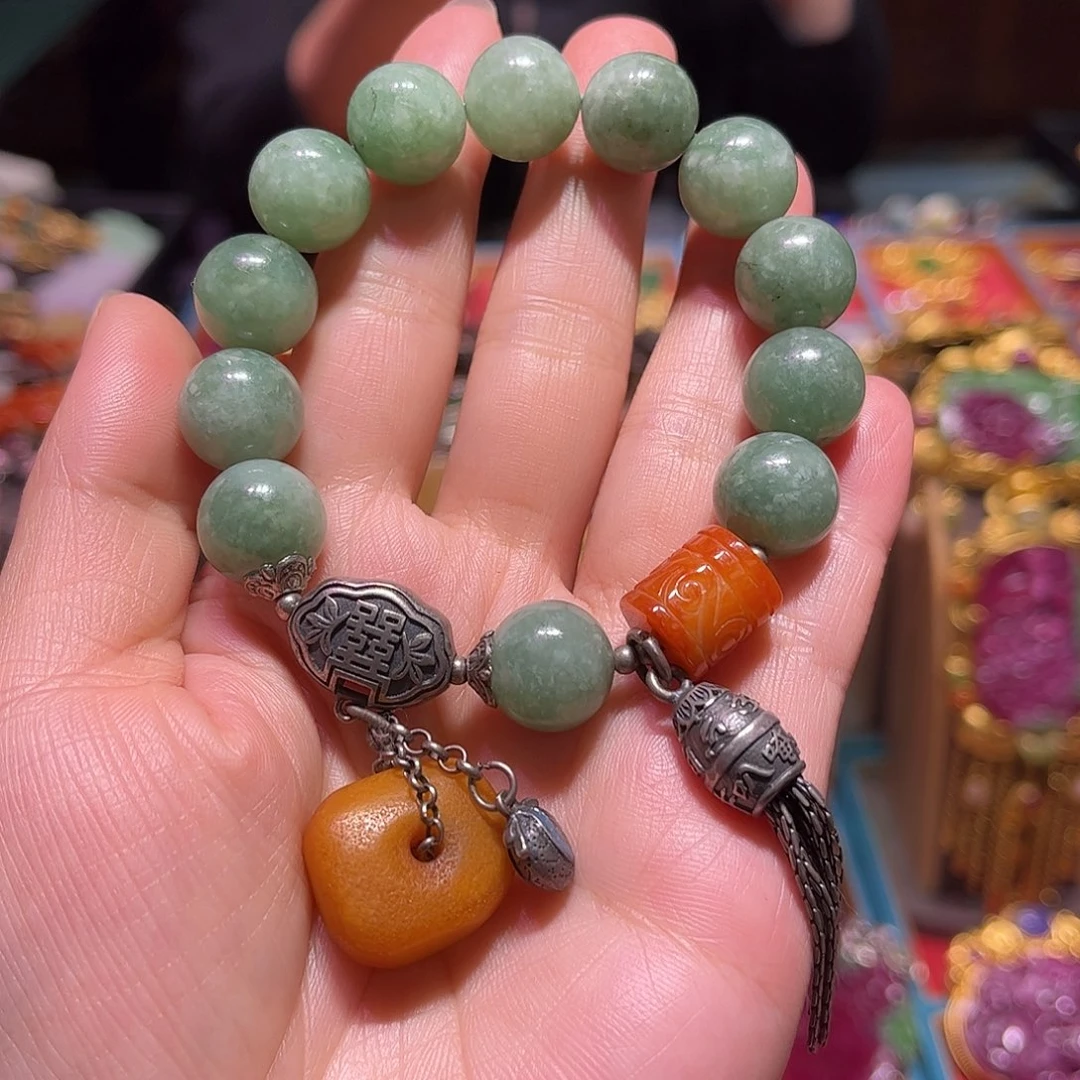 翡翠未镶嵌手链双十二福利价