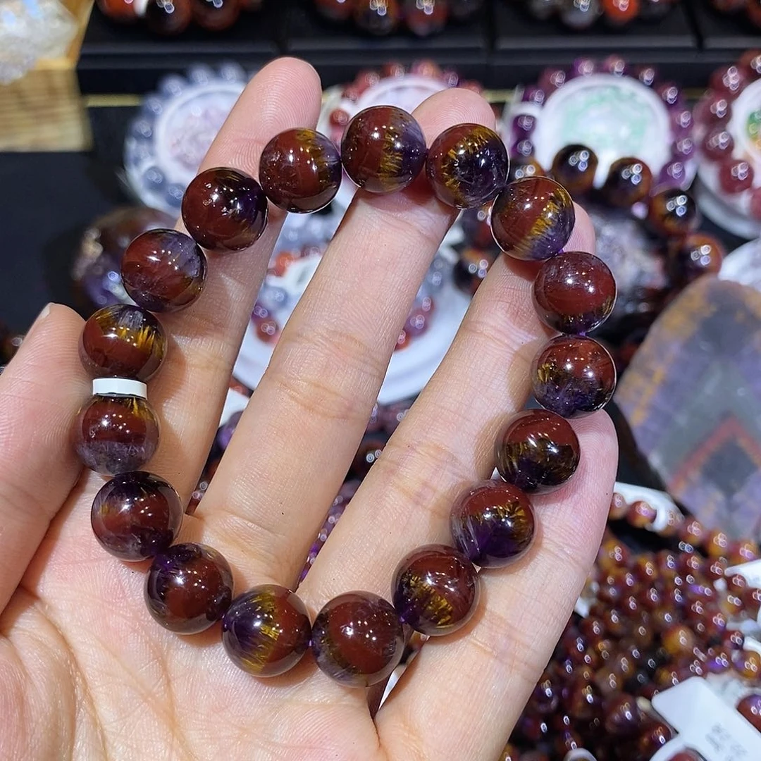 水晶手链未镶嵌彭*12mm左右