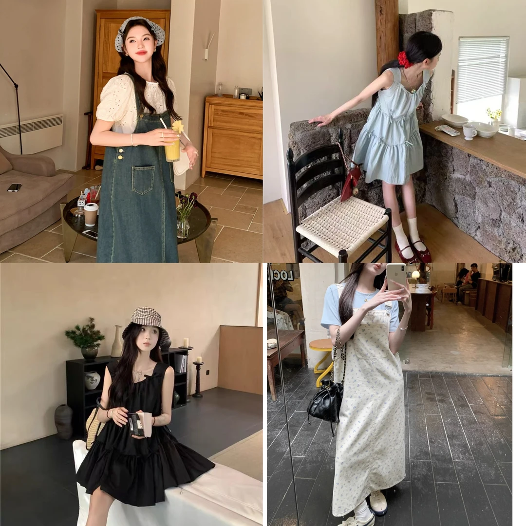新款女装韩系宽松连衣裙合集（以直播间为准）
