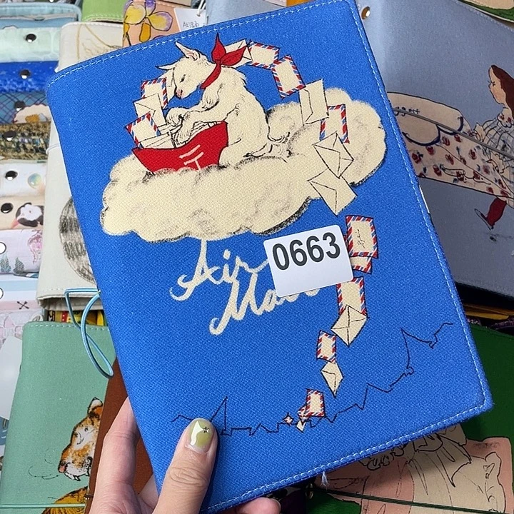 织绣A5活页不送纸0663